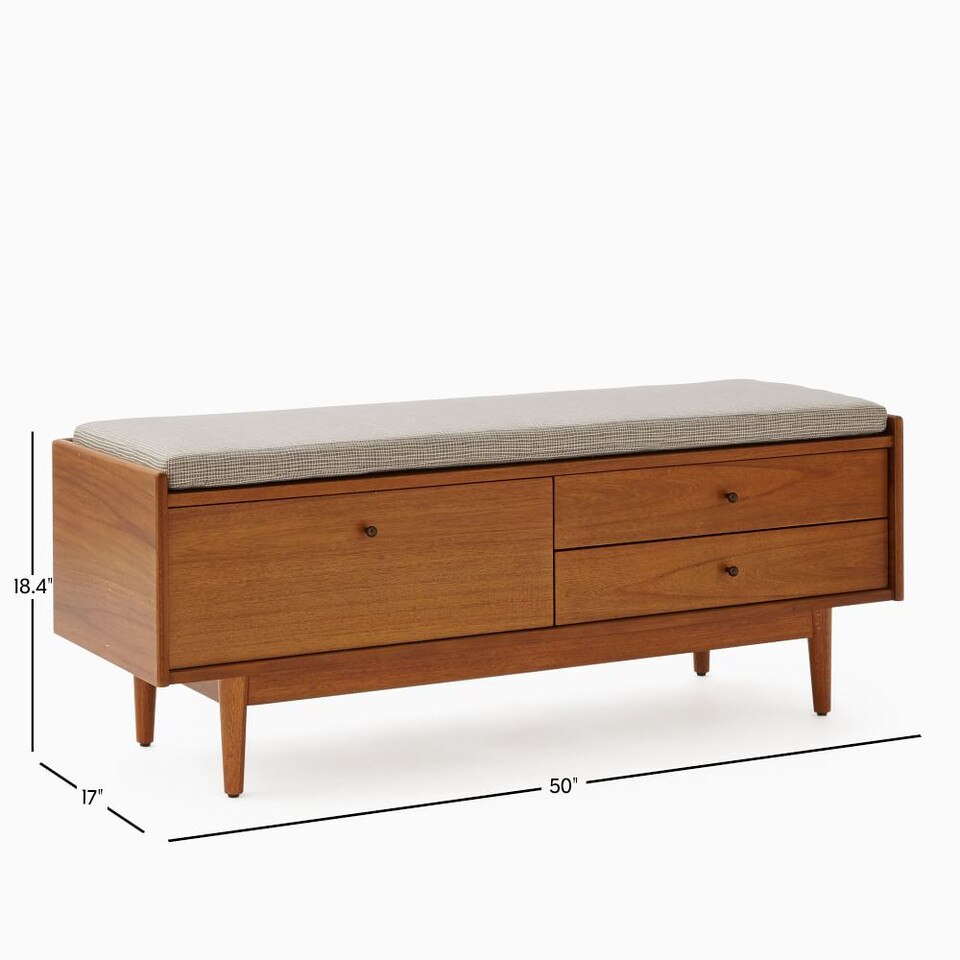 MidCentury Entryway Bench West Elm Australia